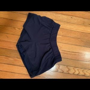 Reversible navy LULULEMON shorts